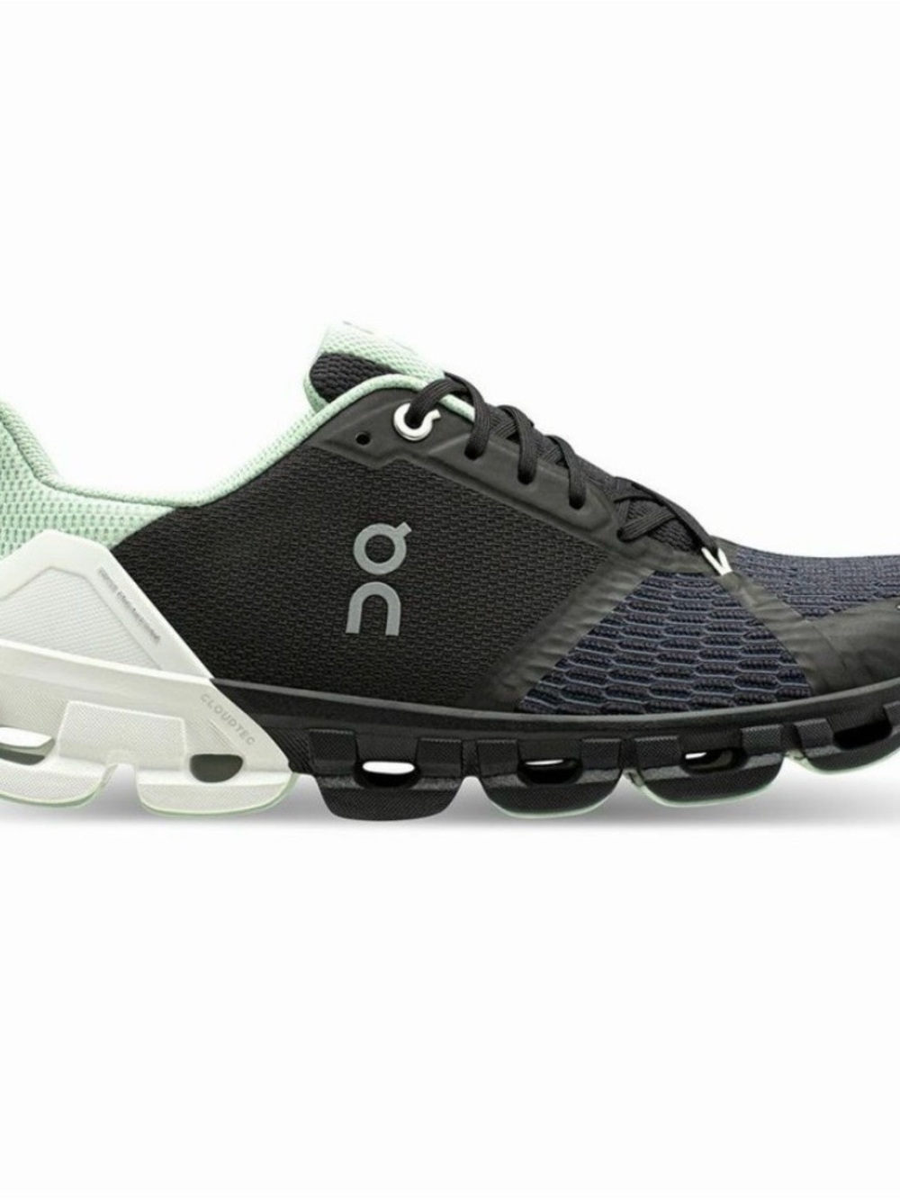 On Cloud X 4 Athletic Running Shoes Black & Green